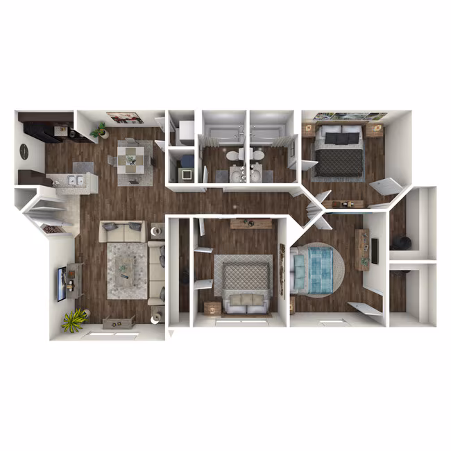 3 Beds • 2 Bath 238 floor plan